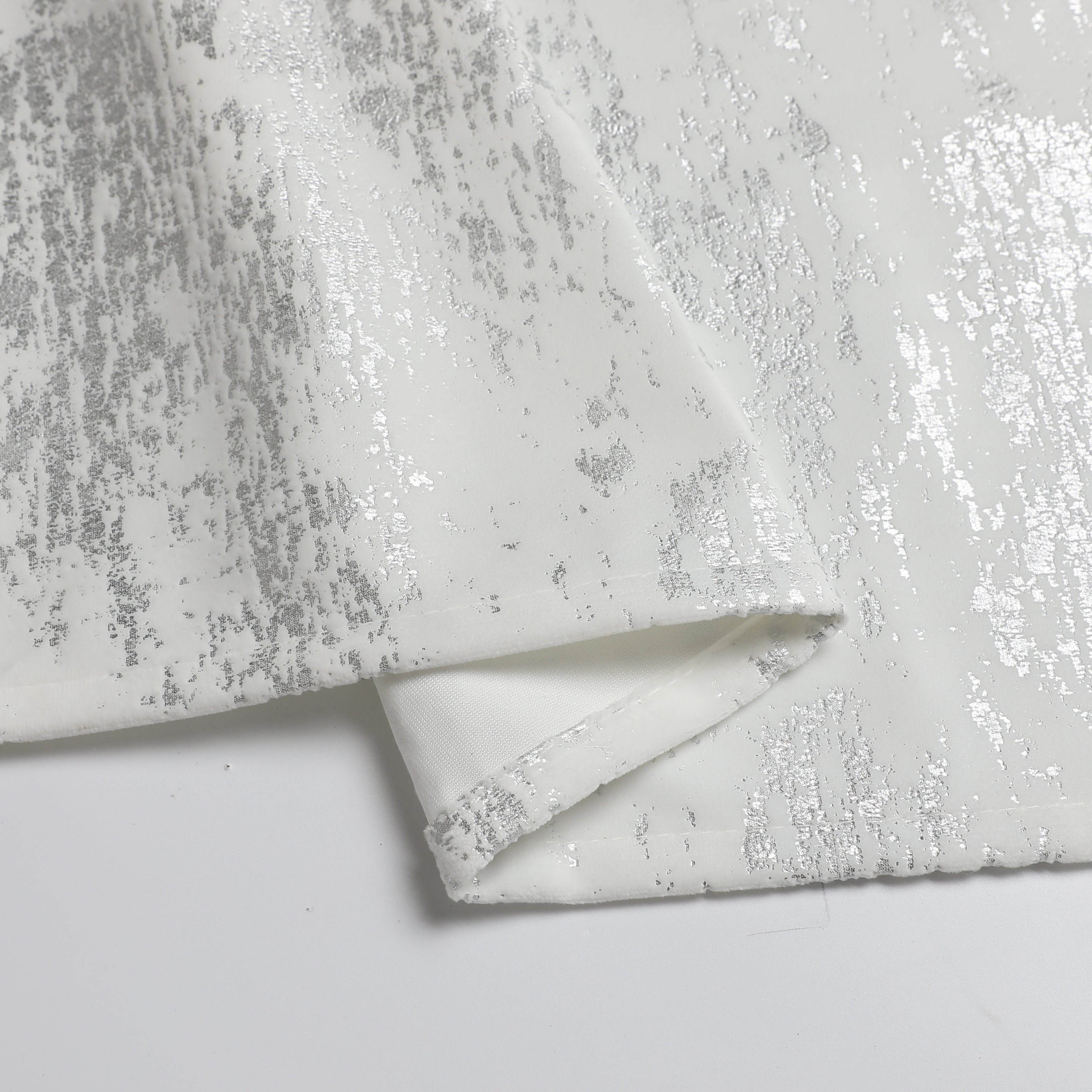 MG-1403 SILVER MOSAIC PRINT T.CLOTH