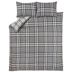 TB-KELSO CHARCOAL SINGLE DUVET SET