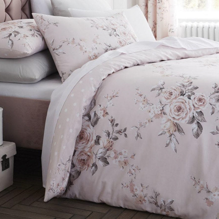 TB-CANTERBURY BLUSH SINGLE DUVET SET