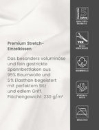 IRS-PORTO COL 81 JERSEY PILLOWCASES 40X80CM