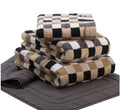 checked towel